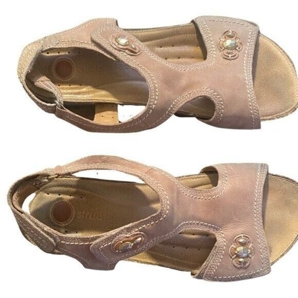 Clarks Unstructured Sandals Women's Slingback Open Toe - Picture 5 of 10